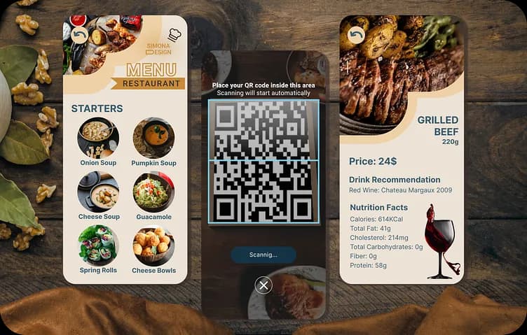 Dynamic QR Menu